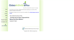 Desktop Screenshot of netarchive.arthritisresearch.ca